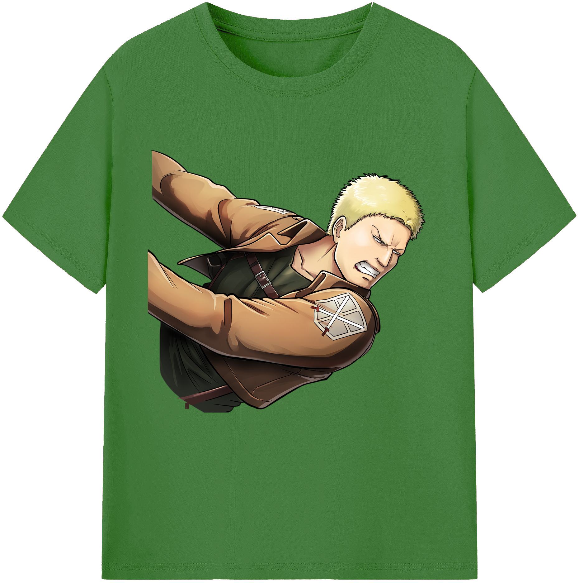 （画像用） 進撃の巨人 ライナー・ブラウン Attack on Titan Reiner Braun レディースカジュアルプリントTシャツ（綿100％）